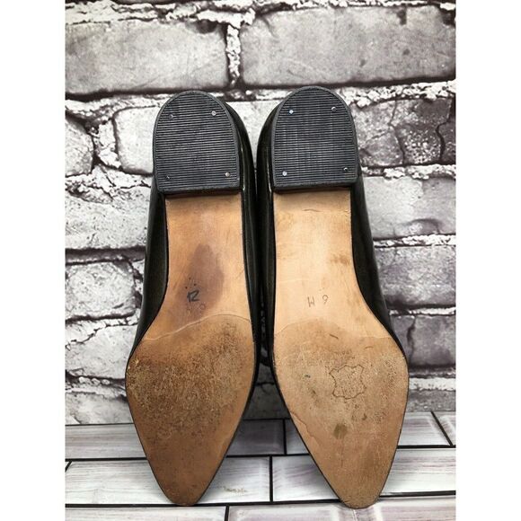 I. Magnin Green Metallic Patent leather Slip On Heeled Shoes Women Sz 6M US/36EU - Picture 15 of 16